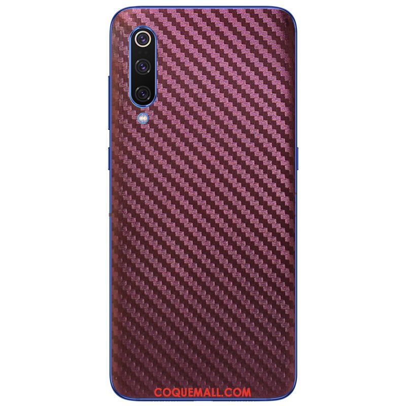 Étui Xiaomi Mi 9 Se Rouge Petit Tout Compris, Coque Xiaomi Mi 9 Se Délavé En Daim Fibre Beige