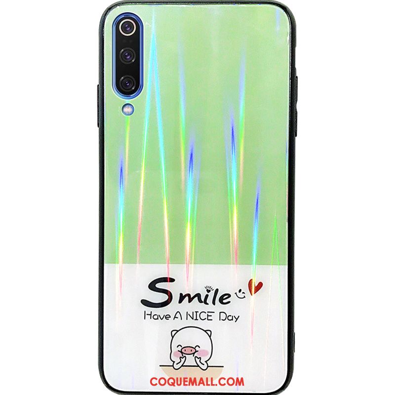 Étui Xiaomi Mi 9 Tendance Incassable Dessin Animé, Coque Xiaomi Mi 9 Créatif Jeunesse Beige