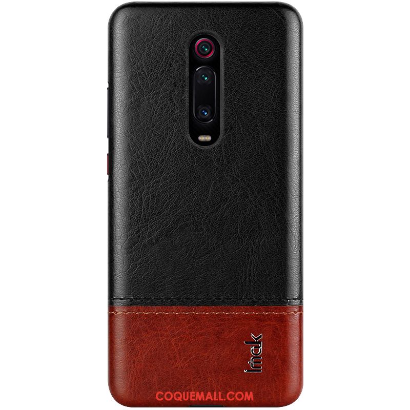 Étui Xiaomi Mi 9t En Cuir Téléphone Portable Protection, Coque Xiaomi Mi 9t Rouge Incassable Beige