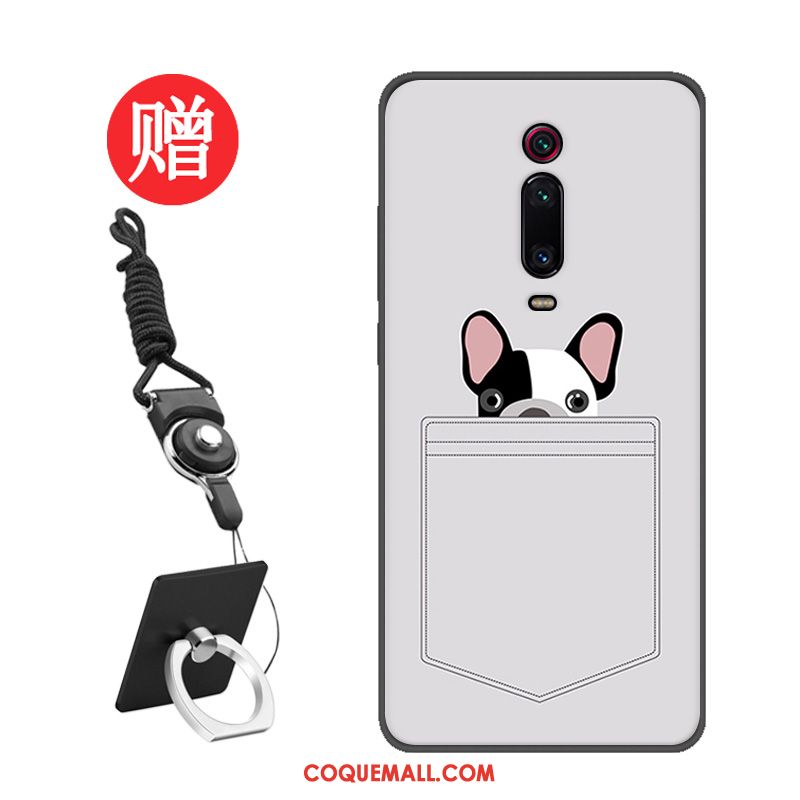 Étui Xiaomi Mi 9t Personnalisé Petit Rouge, Coque Xiaomi Mi 9t Tempérer Membrane Beige