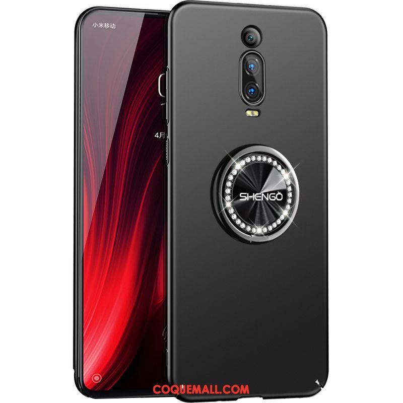 Étui Xiaomi Mi 9t Pro Magnétisme Téléphone Portable Anneau, Coque Xiaomi Mi 9t Pro Petit Support Beige