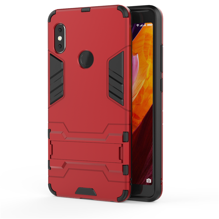 Étui Xiaomi Mi A2 Petit Protection Rouge, Coque Xiaomi Mi A2 Téléphone Portable Tendance Beige