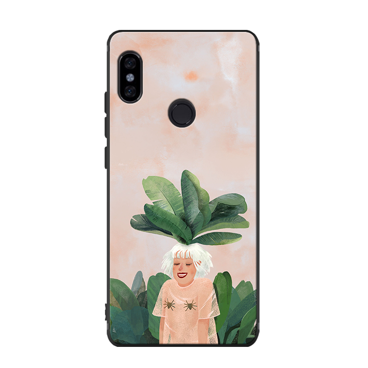 Étui Xiaomi Mi A2 Protection Silicone Art, Coque Xiaomi Mi A2 Petit Frais Beige