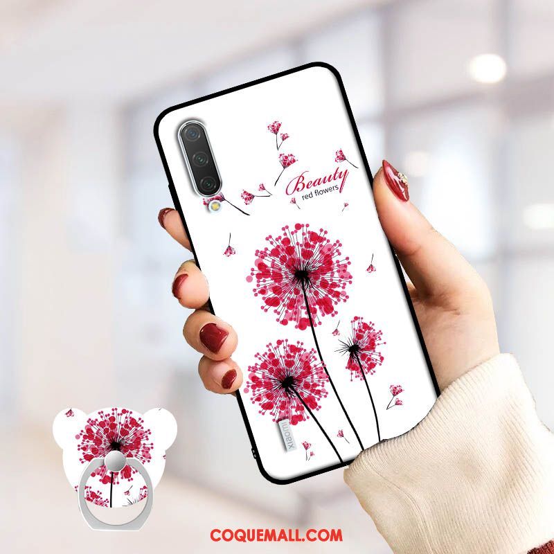 Étui Xiaomi Mi A3 Personnalité Art Incassable, Coque Xiaomi Mi A3 Rose Petit Beige