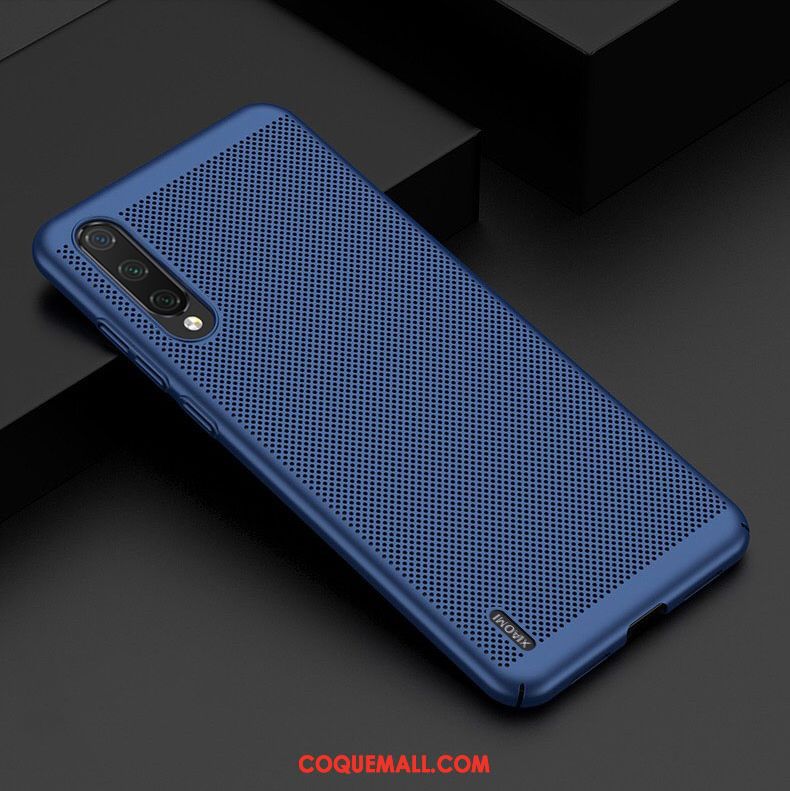 Étui Xiaomi Mi A3 Respirant Modèle Protection, Coque Xiaomi Mi A3 Bleu Évasé Beige