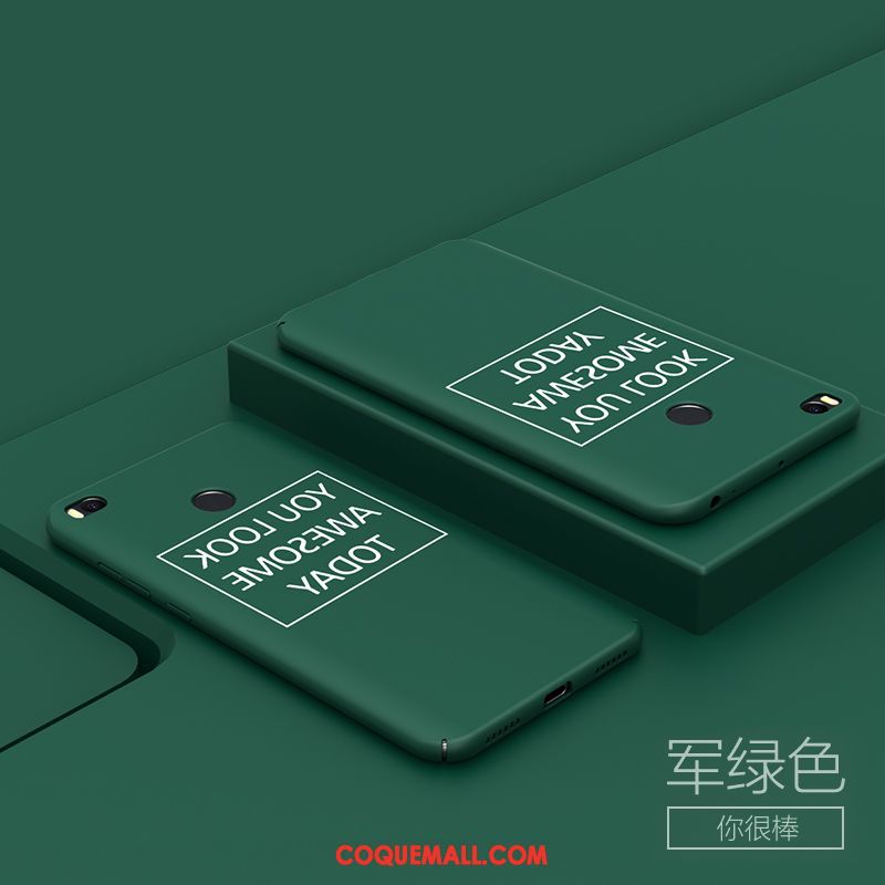 Étui Xiaomi Mi Max 2 Vert Nouveau Créatif, Coque Xiaomi Mi Max 2 Protection Petit Beige