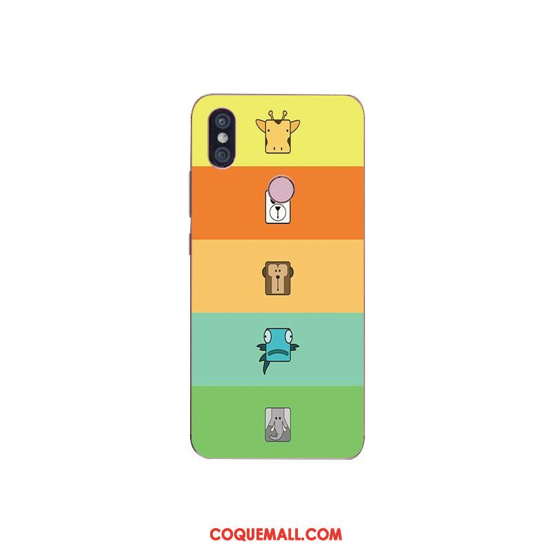 Étui Xiaomi Mi Max 3 Animal Tendance Petit, Coque Xiaomi Mi Max 3 Protection Dessin Animé Beige