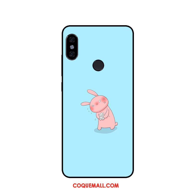 Étui Xiaomi Mi Max 3 Lapin Amoureux Téléphone Portable, Coque Xiaomi Mi Max 3 Dessin Animé Petit Beige