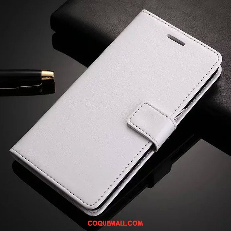 Étui Xiaomi Mi Mix 2 Fluide Doux Étui En Cuir Tout Compris, Coque Xiaomi Mi Mix 2 Téléphone Portable Blanc Beige