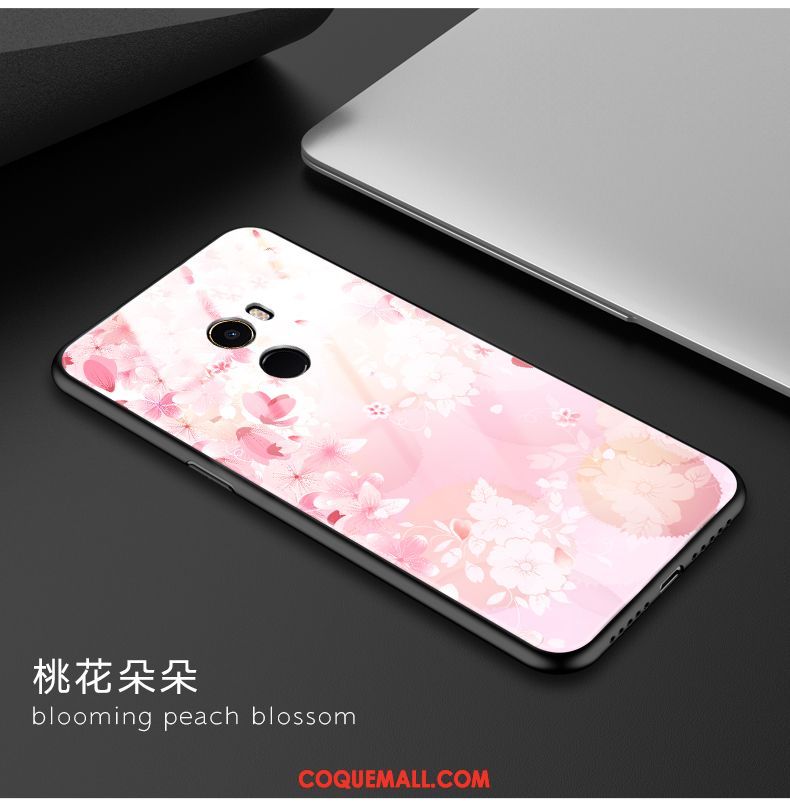 Étui Xiaomi Mi Mix 2 Tout Compris Silicone Nouveau, Coque Xiaomi Mi Mix 2 Net Rouge Personnalisé Beige