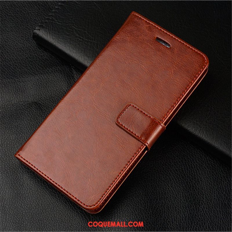 Étui Xiaomi Mi Mix 2s Cuir Véritable Rouge Mesh, Coque Xiaomi Mi Mix 2s Téléphone Portable Petit Braun Beige