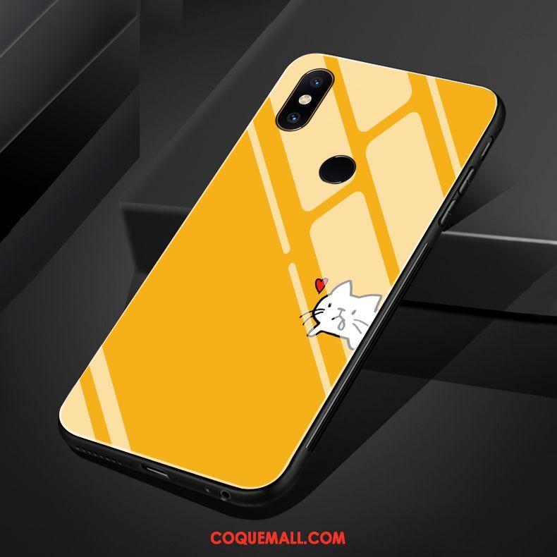 Étui Xiaomi Mi Mix 3 Amoureux Mignonne Créatif, Coque Xiaomi Mi Mix 3 Téléphone Portable Petit Beige