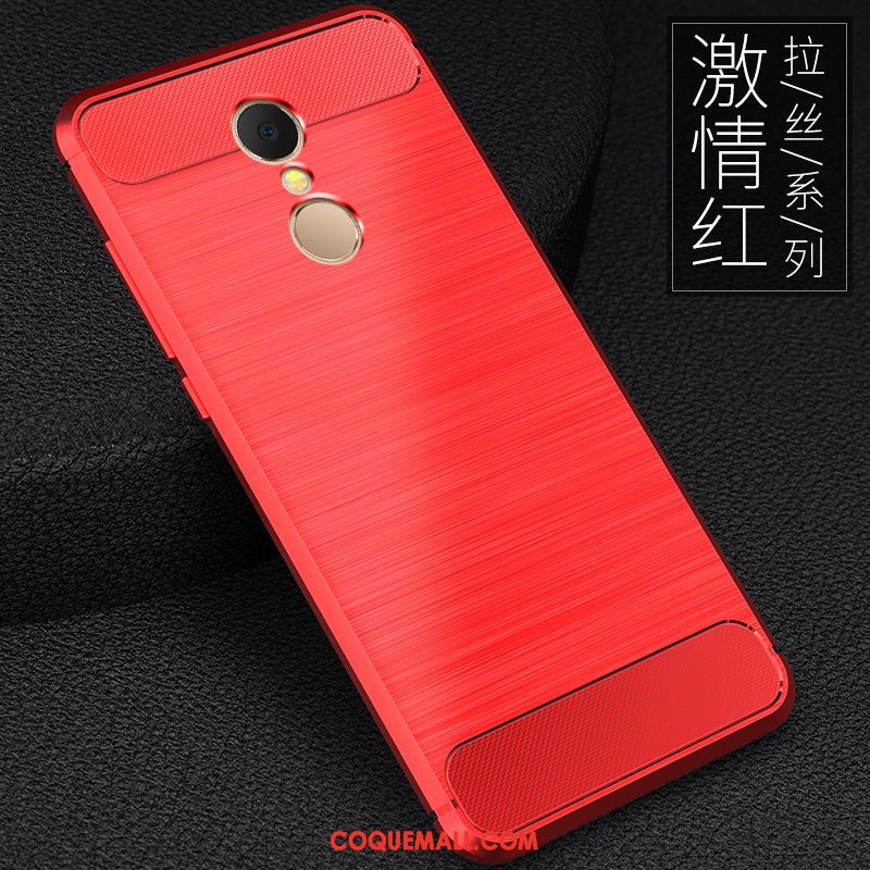 Étui Xiaomi Redmi 5 Incassable Délavé En Daim Business, Coque Xiaomi Redmi 5 Créatif Fluide Doux Beige