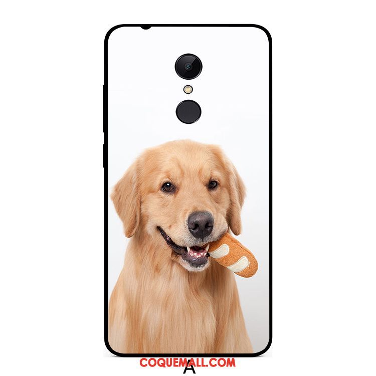 Étui Xiaomi Redmi 5 Plus Charmant Chiens Animal, Coque Xiaomi Redmi 5 Plus Blanc Petit Beige