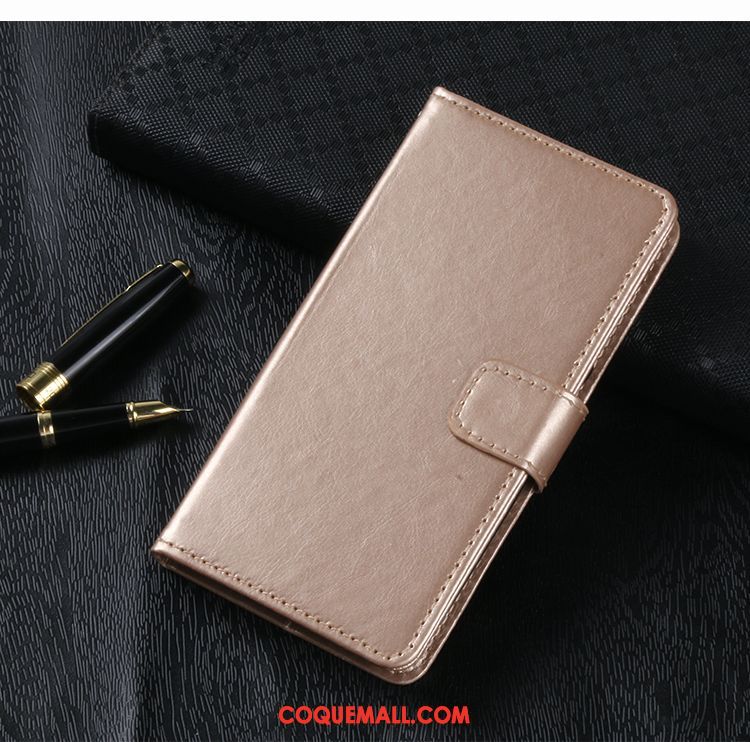 Étui Xiaomi Redmi 5 Plus Or Protection Tout Compris, Coque Xiaomi Redmi 5 Plus Incassable Étui En Cuir Beige