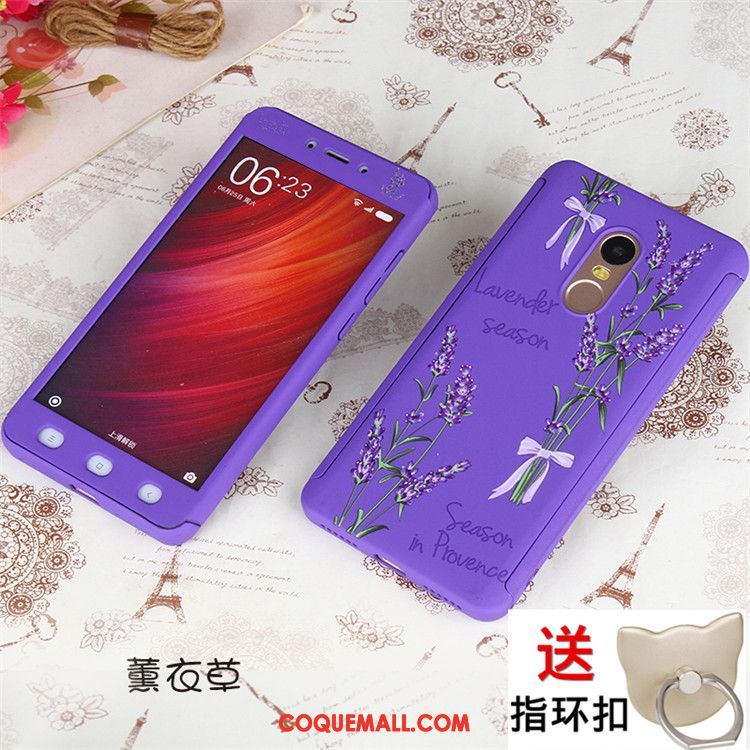 Étui Xiaomi Redmi 5 Rouge Protection Membrane, Coque Xiaomi Redmi 5 Violet Petit Beige