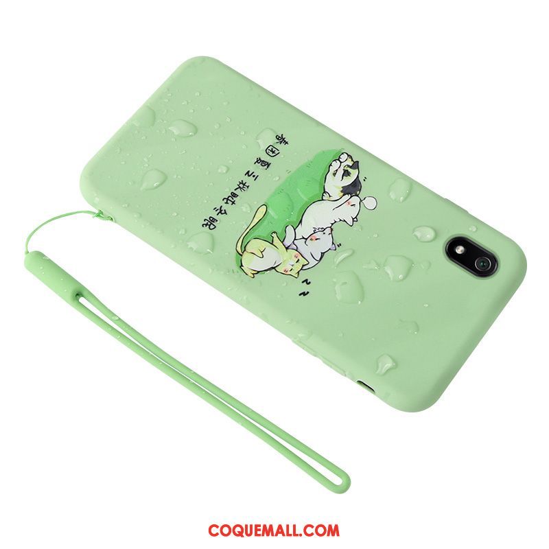 Étui Xiaomi Redmi 7a Incassable Protection Rouge, Coque Xiaomi Redmi 7a Dessin Animé Silicone Beige