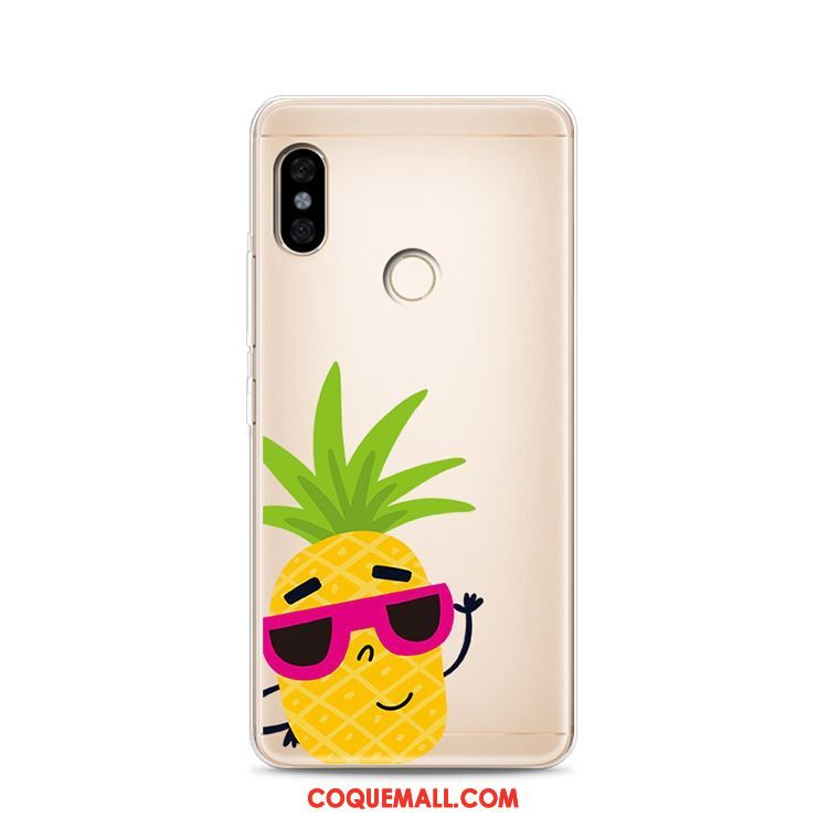 Étui Xiaomi Redmi Note 5 Créatif Fruit Téléphone Portable, Coque Xiaomi Redmi Note 5 Blanc Tendance Beige