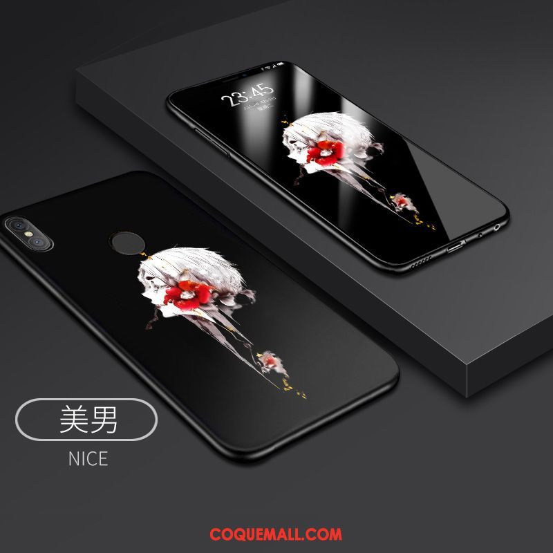 Étui Xiaomi Redmi Note 5 Dessin Animé Simple Créatif, Coque Xiaomi Redmi Note 5 Tendance Fluide Doux Beige