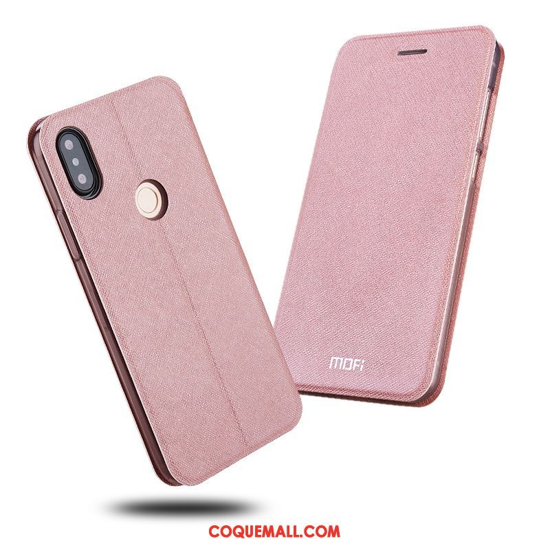 Étui Xiaomi Redmi Note 5 Fluide Doux Clamshell Nouveau, Coque Xiaomi Redmi Note 5 Téléphone Portable Protection Beige