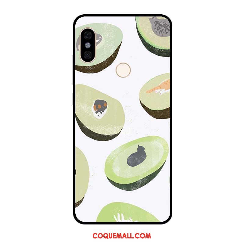 Étui Xiaomi Redmi Note 5 Fruit Téléphone Portable Rouge, Coque Xiaomi Redmi Note 5 Pastèque Bordure Beige