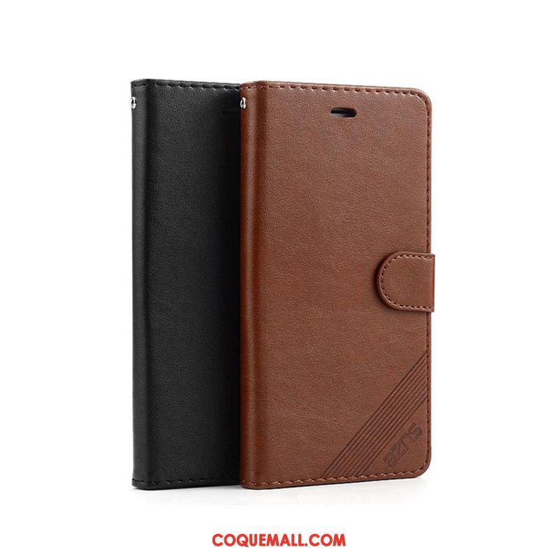 Étui Xiaomi Redmi Note 5 Rouge Étui En Cuir Petit, Coque Xiaomi Redmi Note 5 Téléphone Portable Haute Braun Beige