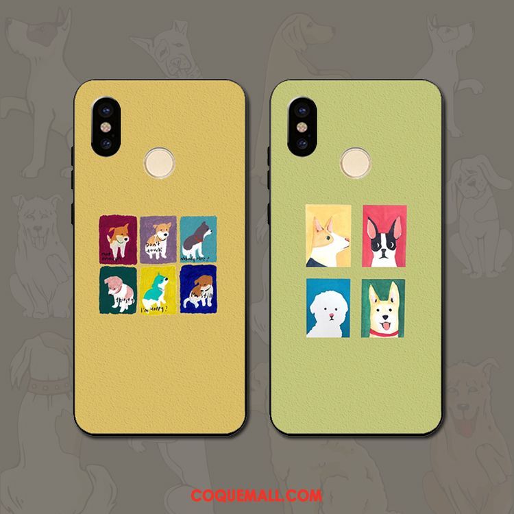 Étui Xiaomi Redmi Note 5 Téléphone Portable Charmant Protection, Coque Xiaomi Redmi Note 5 Petit Chiens Beige