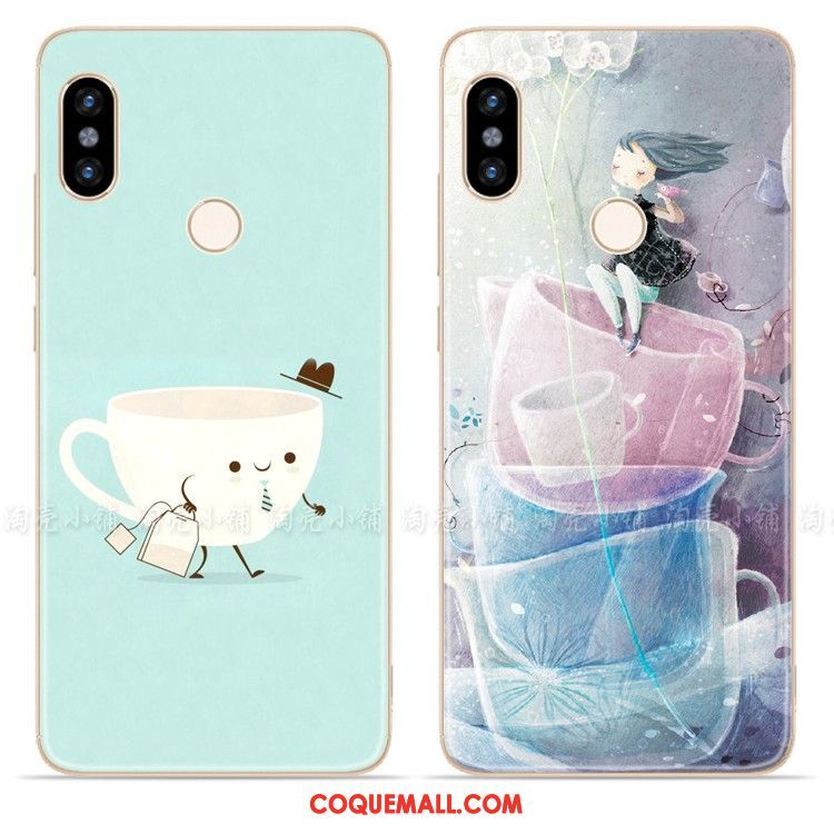 Étui Xiaomi Redmi Note 5 Téléphone Portable Petit Bleu, Coque Xiaomi Redmi Note 5 Rouge Beige