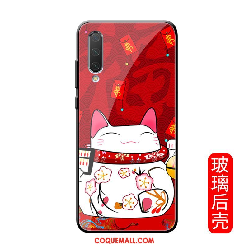 Étui Xiaomi Redmi Note 8t Créatif Nouveau Verre, Coque Xiaomi Redmi Note 8t Rouge Richesse Beige