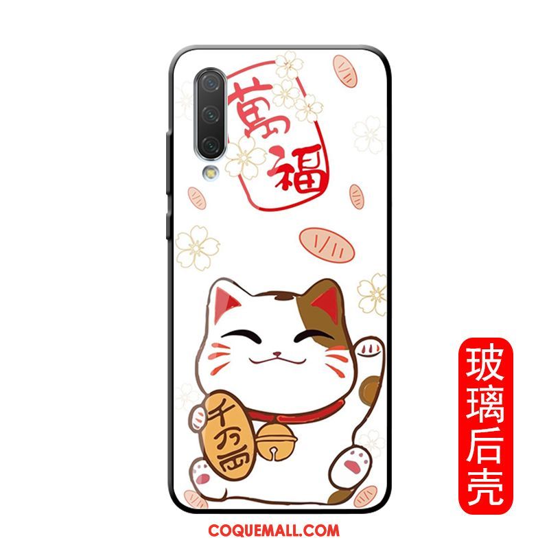 Étui Xiaomi Redmi Note 8t Simple Blanc Verre, Coque Xiaomi Redmi Note 8t Net Rouge Petit Beige