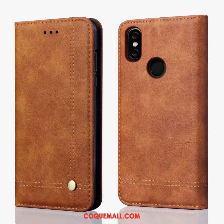 Étui Xiaomi Redmi S2 Jaune Protection Étui En Cuir, Coque Xiaomi Redmi S2 Rouge Tout Compris Beige