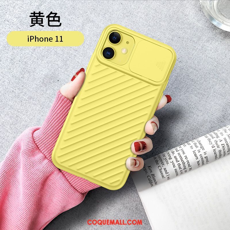 Étui iPhone 11 Créatif Silicone Téléphone Portable, Coque iPhone 11 Marque De Tendance Sac