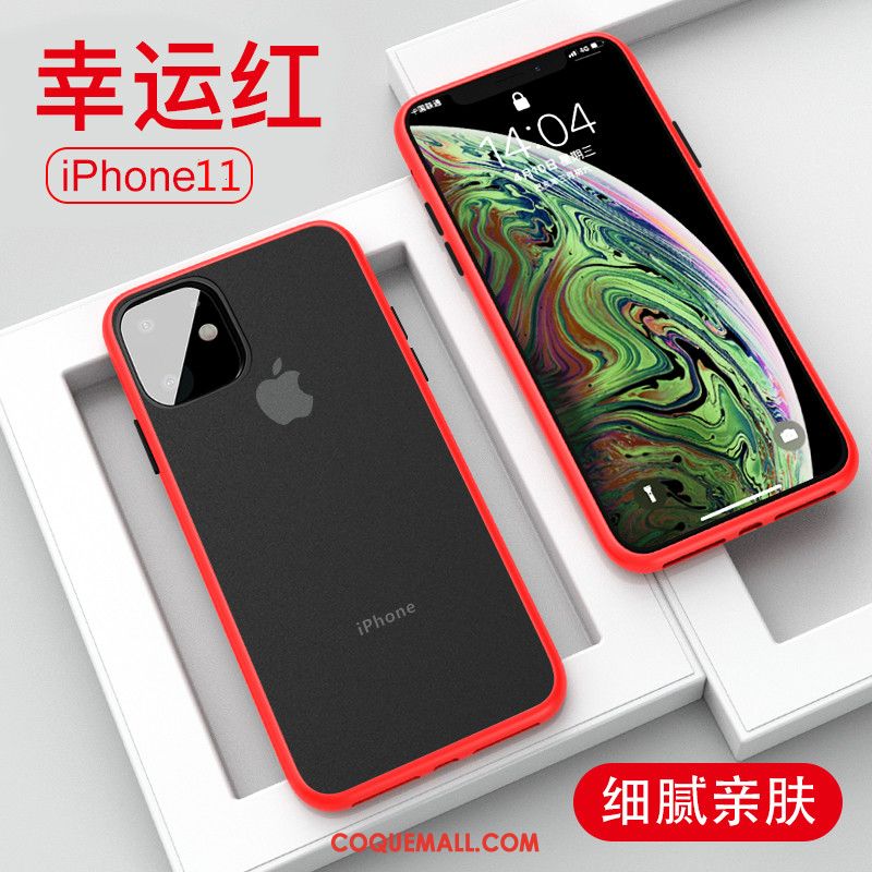 Étui iPhone 11 Délavé En Daim Téléphone Portable Luxe, Coque iPhone 11 Tout Compris Très Mince