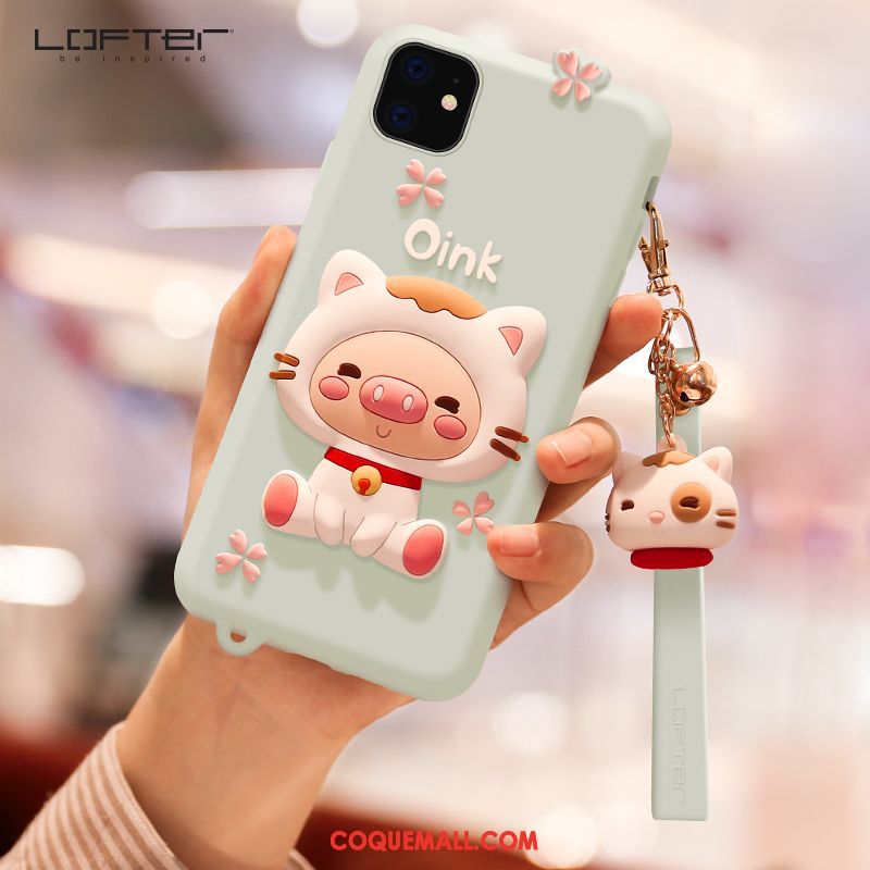 Étui iPhone 11 Elk Dessin Animé Téléphone Portable, Coque iPhone 11 Incassable Nouveau