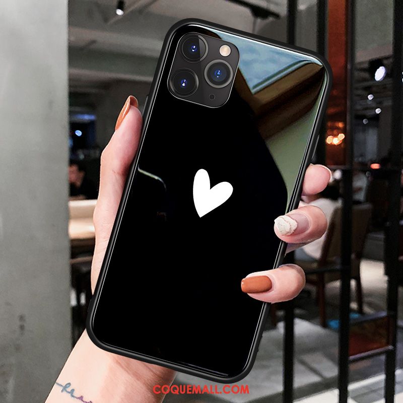 Étui iPhone 11 Pro Amour Tout Compris Silicone, Coque iPhone 11 Pro Tendance Noir