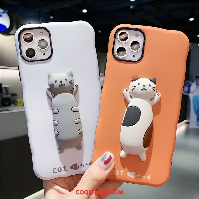 Étui iPhone 11 Pro Créatif Téléphone Portable Nouveau, Coque iPhone 11 Pro Charmant Blanc