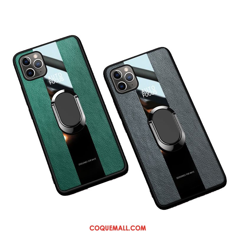 Étui iPhone 11 Pro Incassable Anneau Business, Coque iPhone 11 Pro Noir Tout Compris