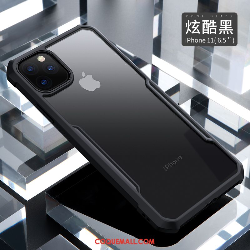 Étui iPhone 11 Pro Max Nouveau Tout Compris Noir, Coque iPhone 11 Pro Max Verre Tendance