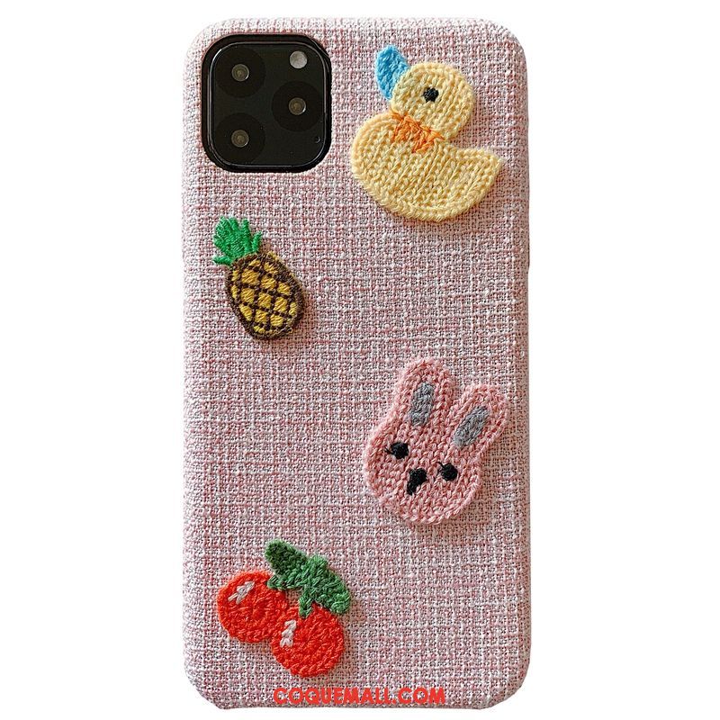 Étui iPhone 11 Pro Max Peluche Dessin Animé Téléphone Portable, Coque iPhone 11 Pro Max Animal Protection