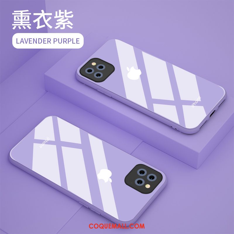 Étui iPhone 11 Pro Max Sentir Téléphone Portable Marque De Tendance, Coque iPhone 11 Pro Max Violet Incassable Nackte Farbe