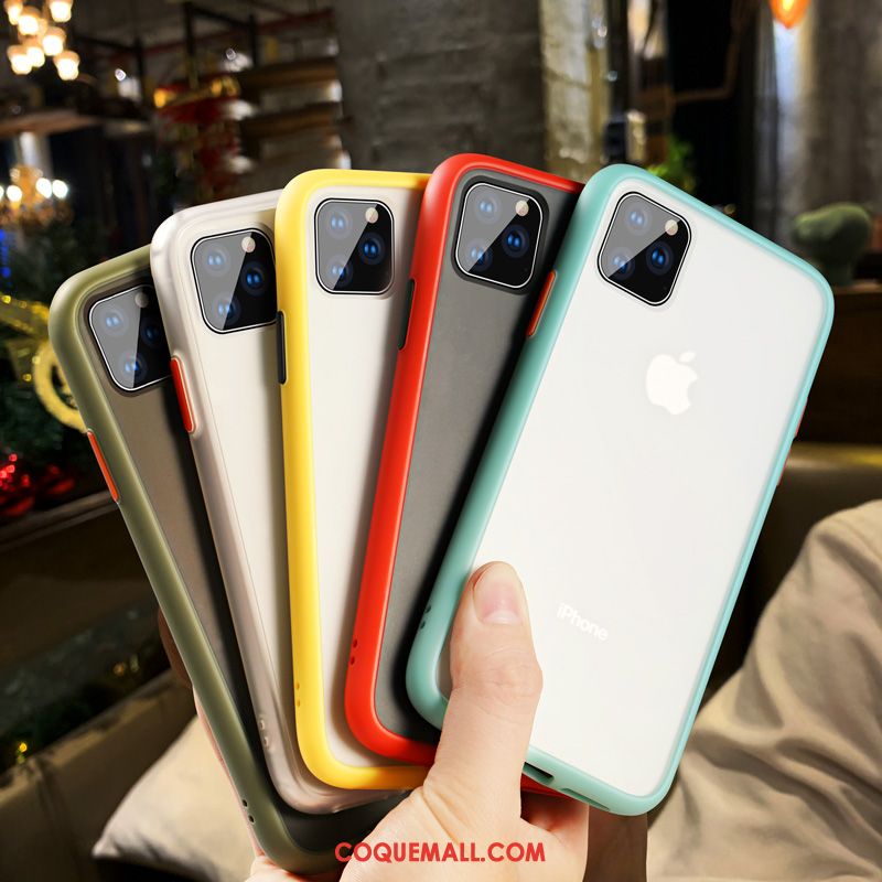 Étui iPhone 11 Pro Max Silicone Fluide Doux Délavé En Daim, Coque iPhone 11 Pro Max Incassable Bleu