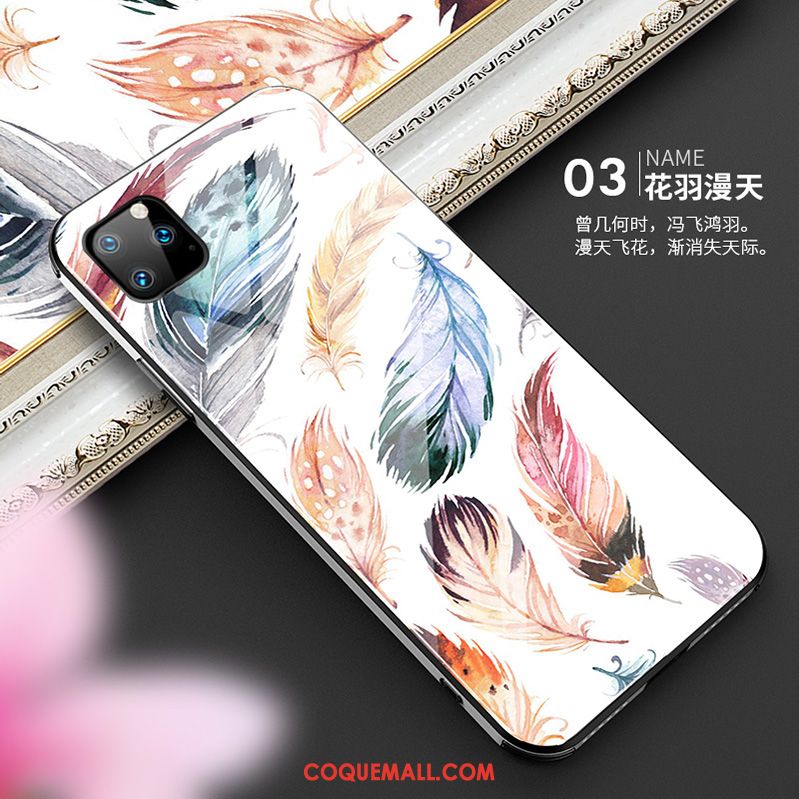 Étui iPhone 11 Pro Max Silicone Marque De Tendance Personnalité, Coque iPhone 11 Pro Max Très Mince Peinture À L'huile