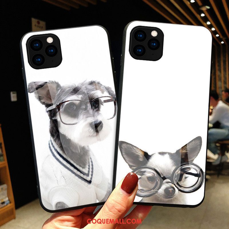 Étui iPhone 11 Pro Mignonne Incassable Amoureux, Coque iPhone 11 Pro Blanc Téléphone Portable