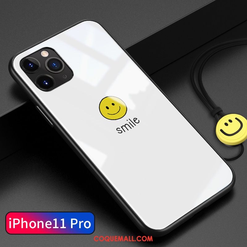 Étui iPhone 11 Pro Tendance Nouveau Verre, Coque iPhone 11 Pro Téléphone Portable Incassable