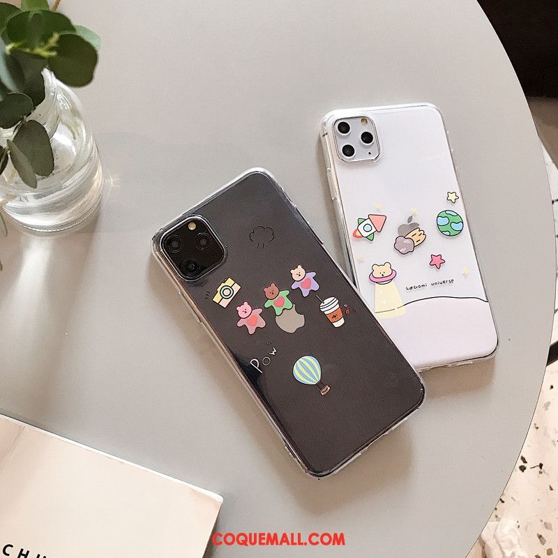 Étui iPhone 11 Pro Tout Compris Dessin Animé Ours, Coque iPhone 11 Pro Petit Tendance