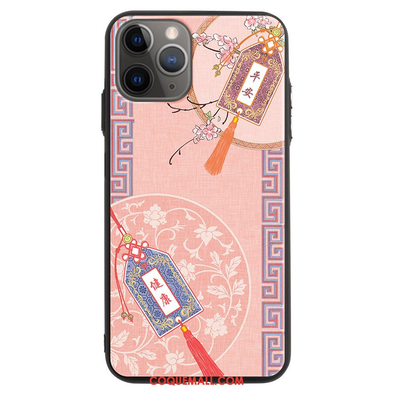 Étui iPhone 11 Pro Tout Compris Marque De Tendance Rose, Coque iPhone 11 Pro Vent Personnalité