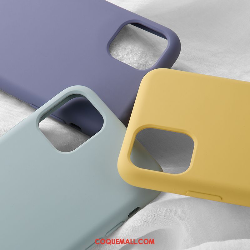 Étui iPhone 11 Silicone Tout Compris Incassable, Coque iPhone 11 Fluide Doux Téléphone Portable