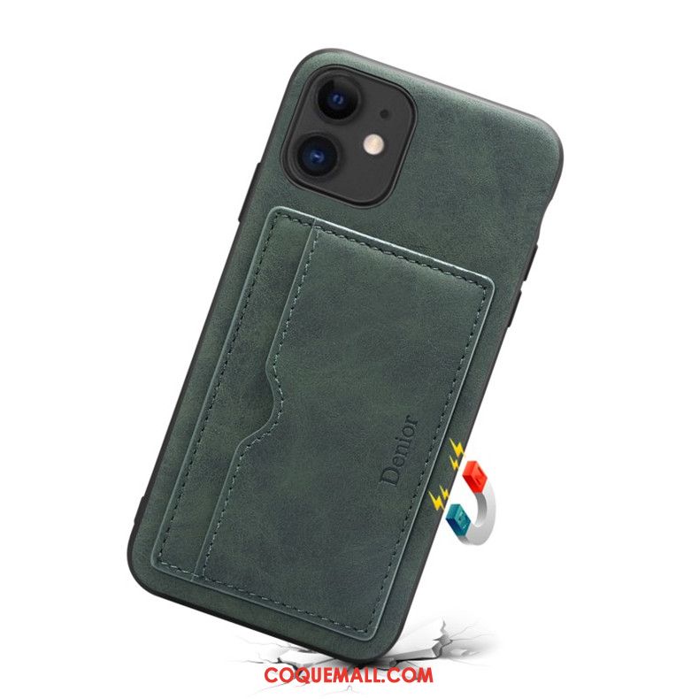 Étui iPhone 12 Incassable Carte Légère, Coque iPhone 12 Support Téléphone Portable