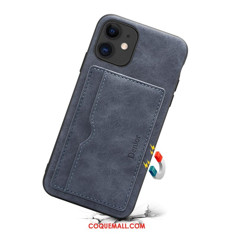 Étui iPhone 12 Mini Support Gris Protection, Coque iPhone 12 Mini Carte Incassable