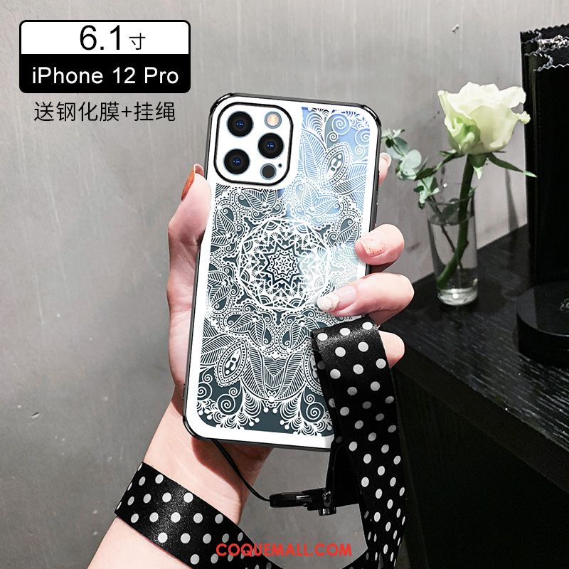 Étui iPhone 12 Pro Transparent Incassable Très Mince, Coque iPhone 12 Pro Blanc Nouveau